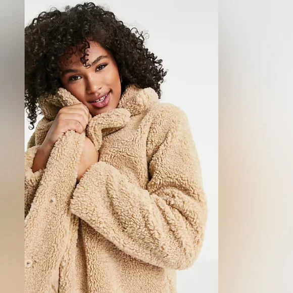 🆕️New look teddy shop coat Size US 22 - Picture 2 of 6